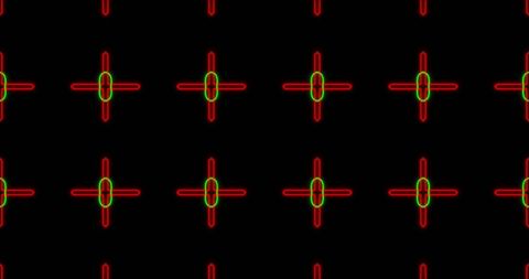 Hypnotic Moving Neon Kaleidoscope Pattern - Download Free Stock Images Pikwizard.com