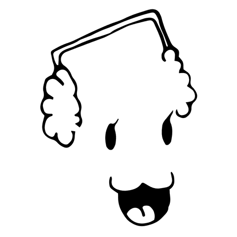 Smiling face wearing earmuffs on transparent background