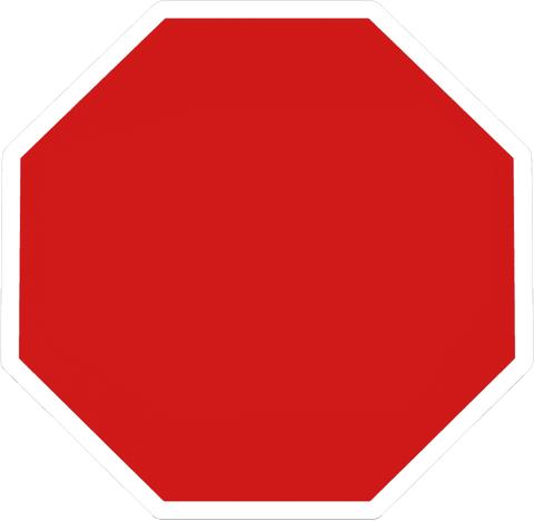 red transparent octagonal sign warning template - Download Free Stock Videos Pikwizard.com