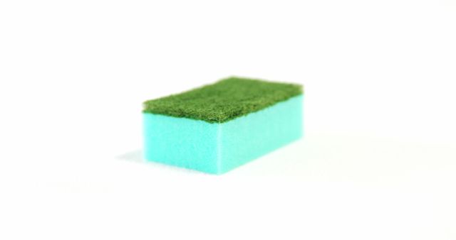 Bright Kitchen Sponge Ready for Household Cleaning Tasks - Download Free Stock Images Pikwizard.com