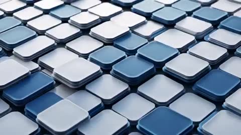 Dynamic 3D Square Tile Wave Pattern