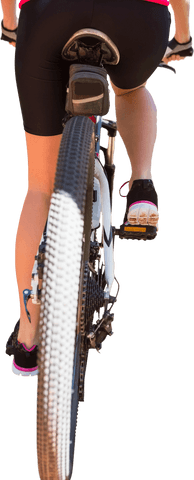 female mountain biker on transparent background - Download Free Stock Videos Pikwizard.com