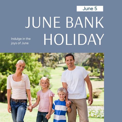 family enjoying summer day in park celebrating june bank holiday - Download Free Stock Templates Pikwizard.com