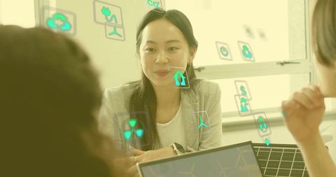 Innovative Energy Solutions Virtual Meeting with Holographic Interface