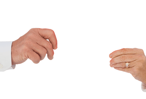 Senior Couple Hands Holding Invisible Object on Transparent Background - Download Free Stock Videos Pikwizard.com