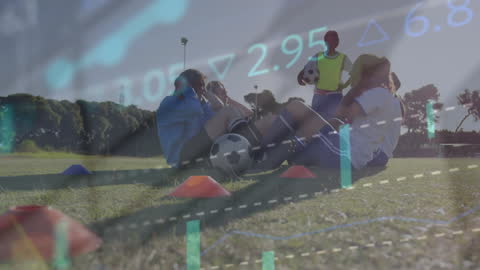 Merging Sport Practice with Digital Financial Data Overlay