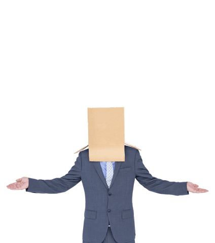 caucasian businessman with paper bag on transparent background - Download Free Stock Videos Pikwizard.com