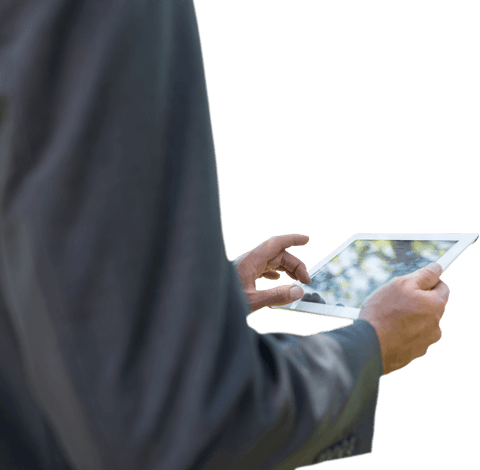 transparent businessman hand using digital tablet technology - Download Free Stock Videos Pikwizard.com