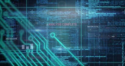 Digital Circuitry and Data Analysis Interface Illustration - Download Free Stock Images Pikwizard.com
