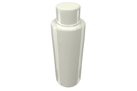 white transparent cosmetic bottle on clean background - Download Free Stock Videos Pikwizard.com