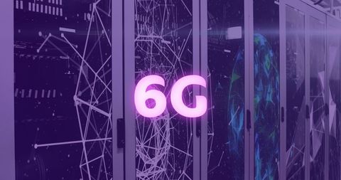 Future of 6g technology with digital networks and servers
