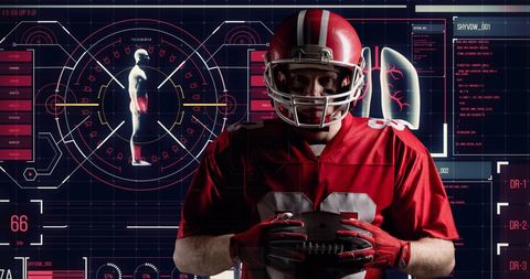 Digital Analysis of American Football Player in Action