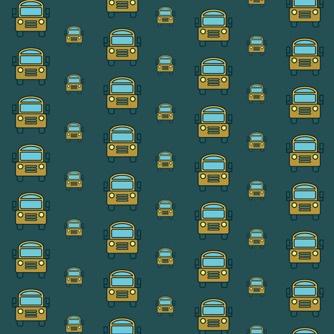 Seamless School Bus Pattern on Transparent Background Vector Illustration - Download Free Stock Videos Pikwizard.com