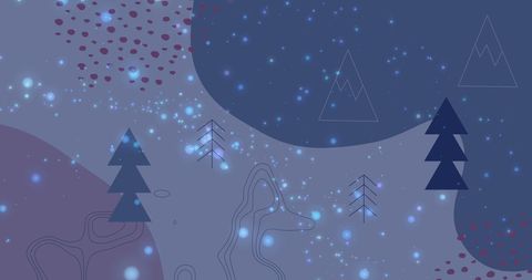 Festive Geometric Pattern with Stylized Christmas Trees - Download Free Stock Images Pikwizard.com
