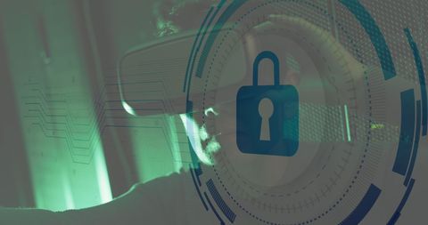 Asian Male Technician Using VR Headset with Digital Data Overlay