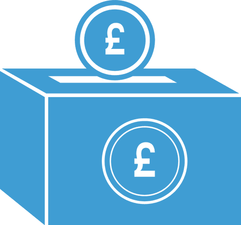 blue money box with pound sign on transparent background - Download Free Stock Videos Pikwizard.com