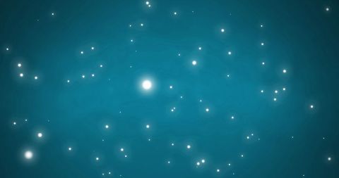 Glowing Festive Lights on Blue Background - Download Free Stock Images Pikwizard.com