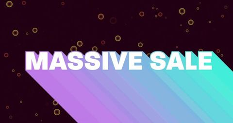Dynamic Massive Sale Banner with Futuristic Design