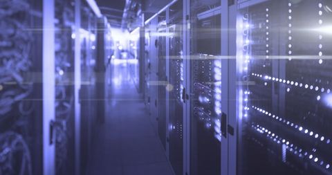 Server Room Integration with Business Operations Concept - Download Free Stock Images Pikwizard.com