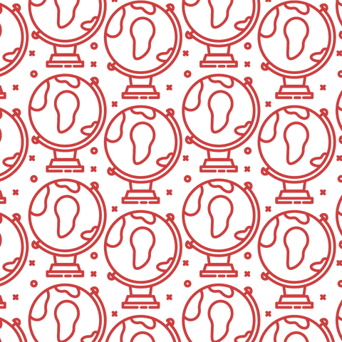 red globe patterns on transparent background for design - Download Free Stock Videos Pikwizard.com