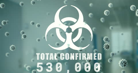 Digital Animation Depicting Global COVID-19 Pandemic Statistics
