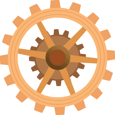 Interlocking Gears with Spokes Transparent Background - Download Free Stock Videos Pikwizard.com