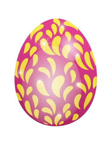 vibrant easter egg with unique patterns on transparent background - Download Free Stock Videos Pikwizard.com