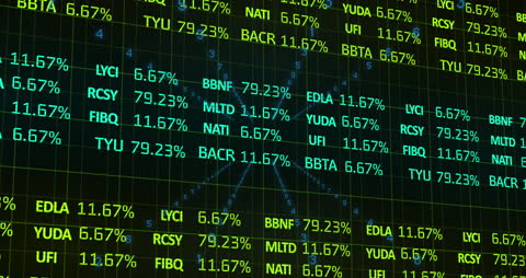 Competitive Stock Market Data Display with Digital Processing