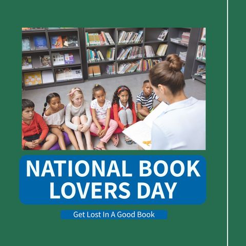 National Book Lovers Day Celebrated with Classroom Reading Session - Download Free Stock Templates Pikwizard.com