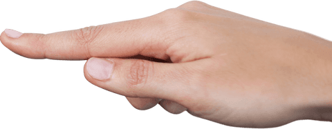 Transparent Hand Pointing Forward Gesture Isolated - Download Free Stock Videos Pikwizard.com