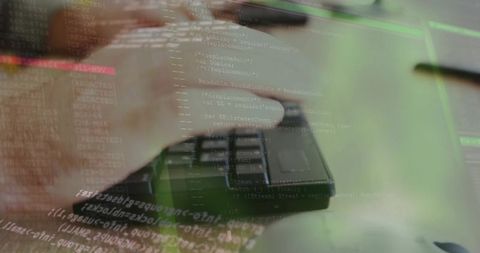 Typing on Compact Numeric Keypad with Floating Code Overlay and Minimal Green Tech