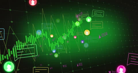 Social Media Communication in Digital Data Network Visualization