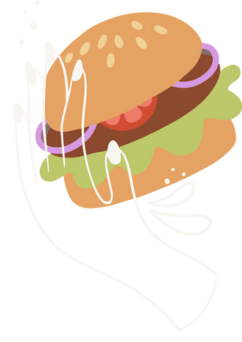 Transparent Floating Cartoon Hamburger Illustration - Download Free Stock Videos Pikwizard.com