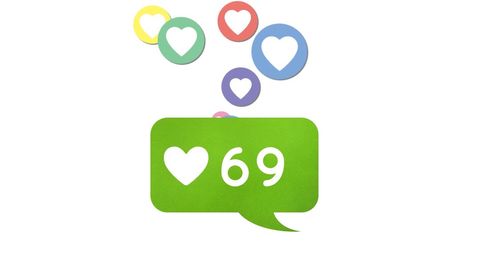 Floating Social Media Like Icons with Count Notification Feature - Download Free Stock Images Pikwizard.com
