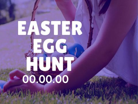 joyful easter egg hunt with springtime colors - Download Free Stock Templates Pikwizard.com