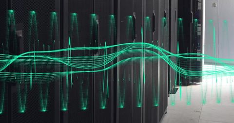 Digital data exchange in modern server room