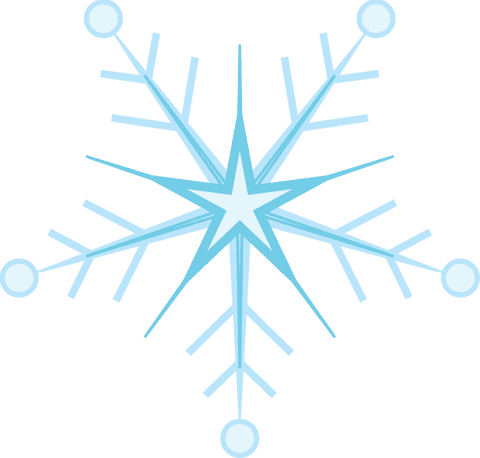 Blue Snowflake Illustration on Transparent Background - Download Free Stock Videos Pikwizard.com