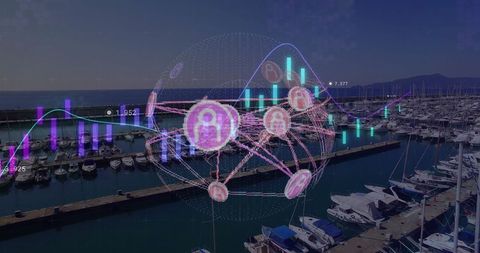 Global shipping networking with digital financial interface