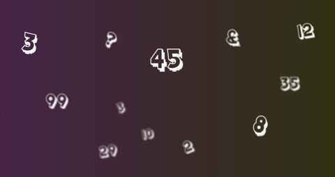 Dynamic Numbers and Letters on Purple Background - Download Free Stock Images Pikwizard.com