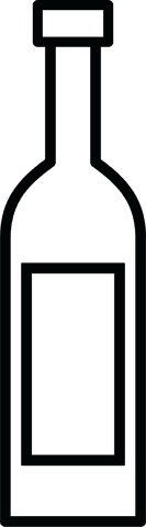 Transparent Black Wine Bottle Vector on Transparent Background - Download Free Stock Videos Pikwizard.com