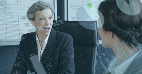 diverse business professionals analyzing financial data graphs - Download Free Stock Images Pikwizard.com