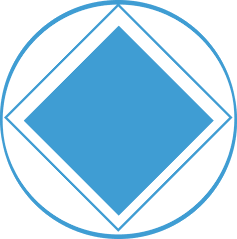 geometric blue diamond on transparent background - Download Free Stock Videos Pikwizard.com