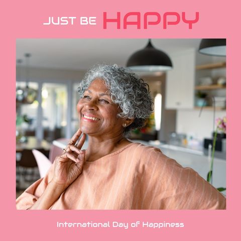 Senior African American Woman Celebrating Happiness
