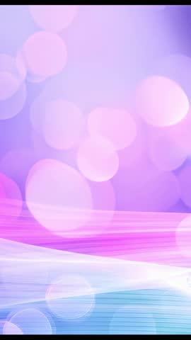 Vertical looped pastel bokeh gradient with sliding bands for mobile motion backgrounds