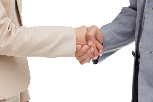 Transparent Business Handshake Close-Up in Professional Setting - Download Free Stock Videos Pikwizard.com