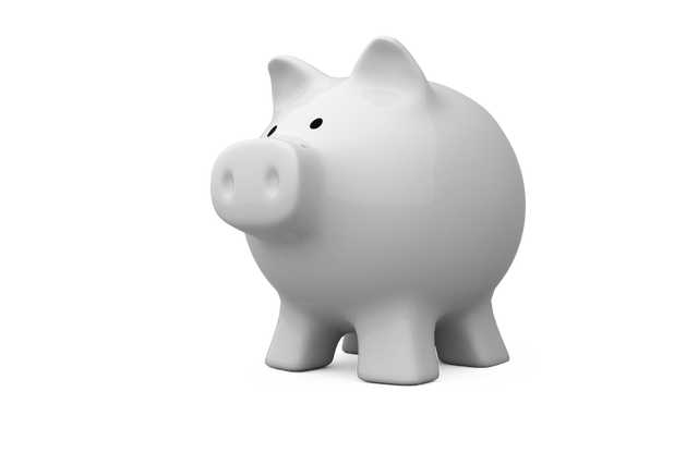 Transparent White Piggy Bank Isolated on Clear Background - Download Free Stock Videos Pikwizard.com