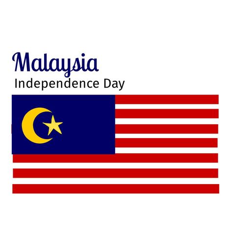 Malaysia Independence Day Greeting with National Flag - Download Free Stock Templates Pikwizard.com