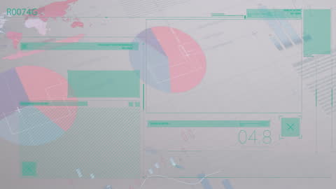 Abstract Digital Interface with Data Analytics Elements