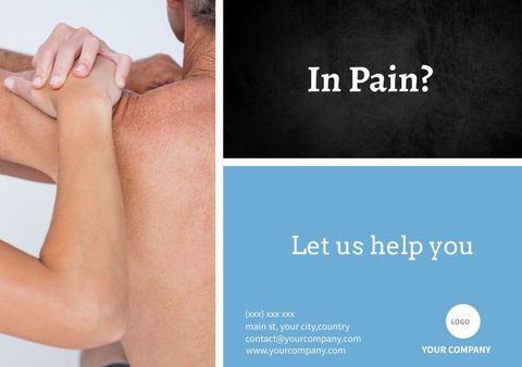 Caring Hands Offering Shoulder Massage for Pain Relief - Download Free Stock Templates Pikwizard.com