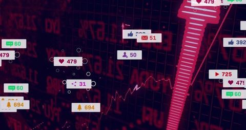 Social media analytics and interaction metrics